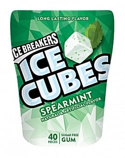 Eisbrecher – Eiswürfel, Kaugummiflasche, Spearmint