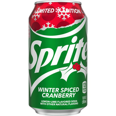 Sprite - Canneberge épicée d'hiver 355 ml