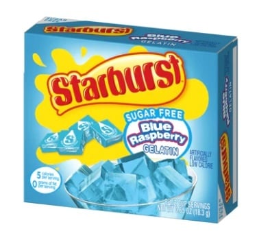 Starburst - Blue Raspberry 18,3 Gram (suikervrij)