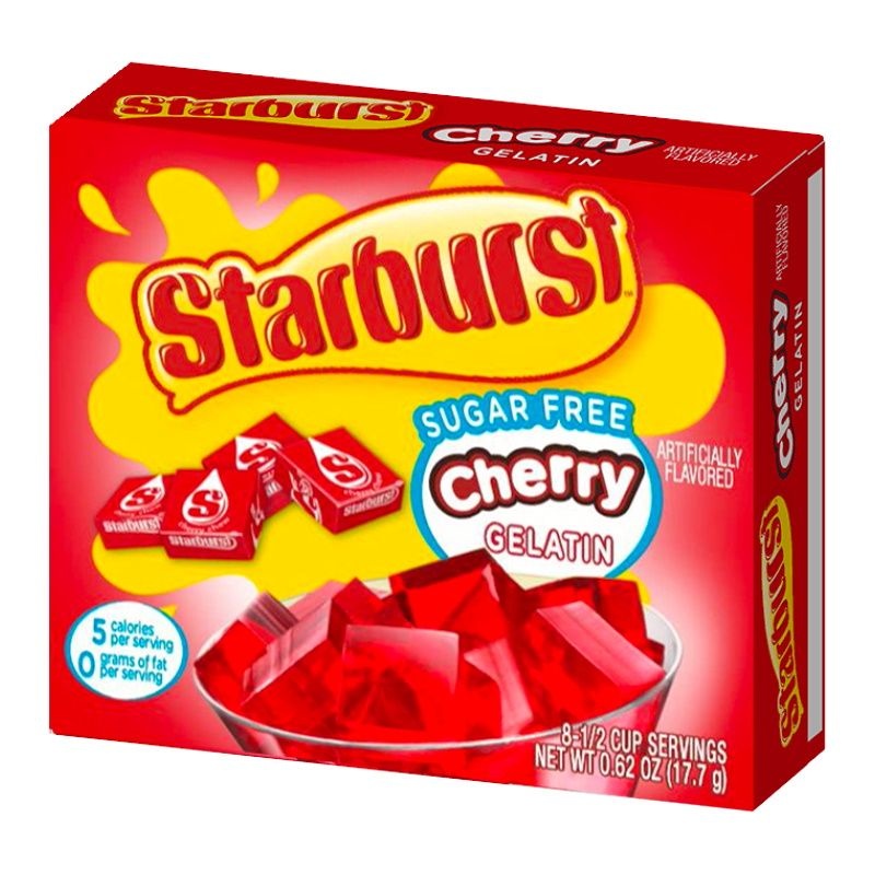 Starburst - Cherry Gelatin 17,7 Gram (suikervrij)