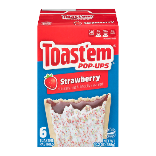 Toast'em POP-UPS - Frosted Strawberry Toaster Pastries 288 Gram