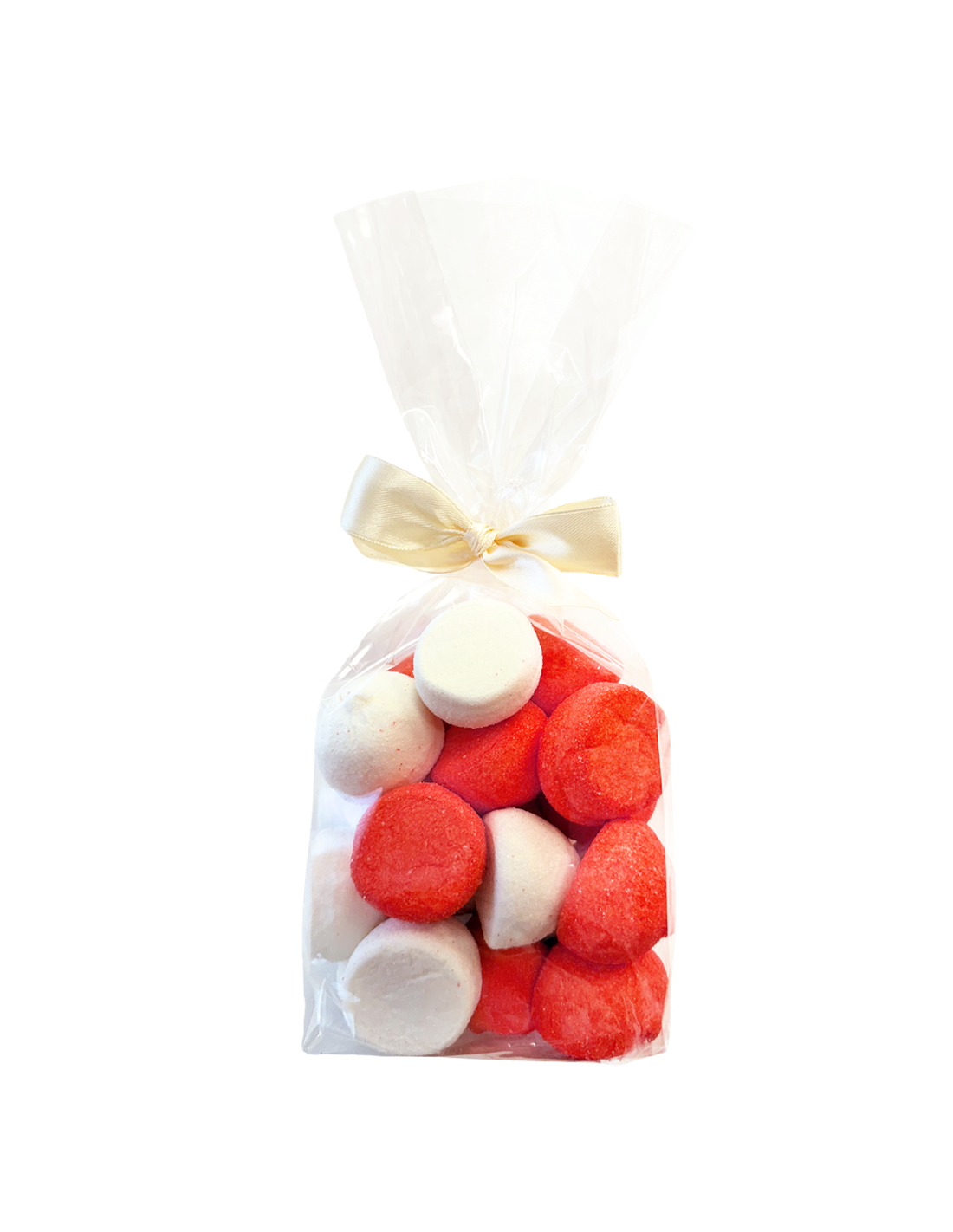 Strikzak Met spekbollen Rood/Wit 20 Stück Inhoud