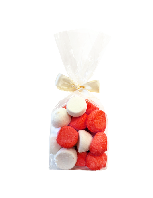 Strikzak Met spekbollen Rood/Wit 20 Stuks Inhoud