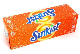 Sunkist - Orange 355ml 12 Canettes