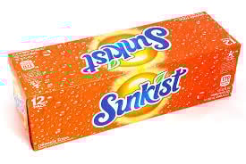 Sunkist - Orange 355ml 12 Blikjes