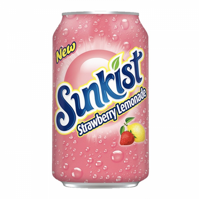 Sunkist - Lemoade Fraise 355ml - Copie