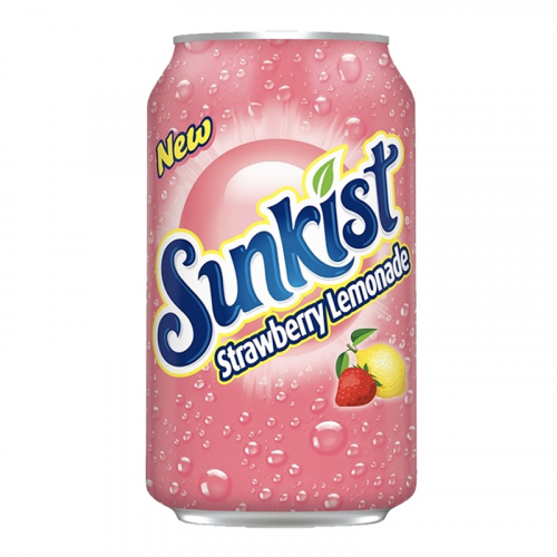 Sunkist - Strawberry Lemoade 355ml - Copy