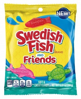 Schwedische Fische - Freunde 144 Gramm