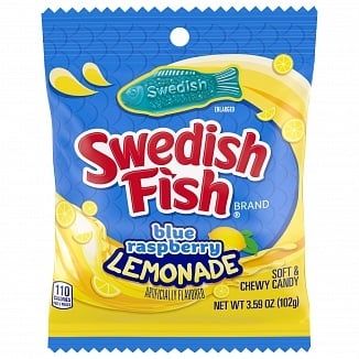 Swedish Fish - Blue Raspberry Lemonade 102 Gram