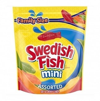 Swedish Fish - Mini Assorted Family Size 816 Gram