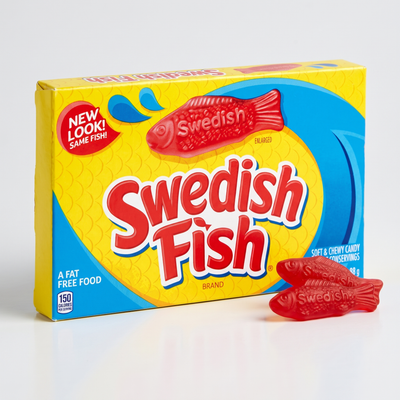 Swedish Fish Red Theatre Box 88 Gram