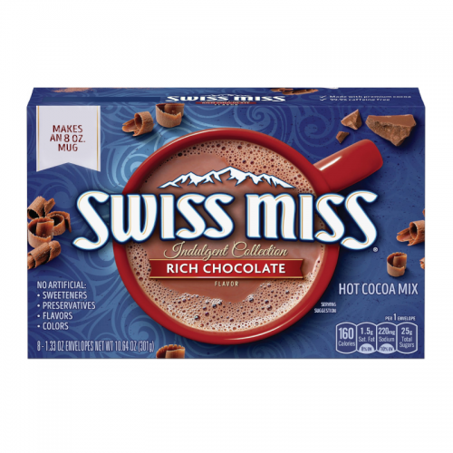 Swiss Miss - Heiße Schokolade Mix Reichhaltige Schokolade 8er-Packung 301 Gramm