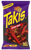 Takis - Extra Hot 90 Gram 18 Pieces