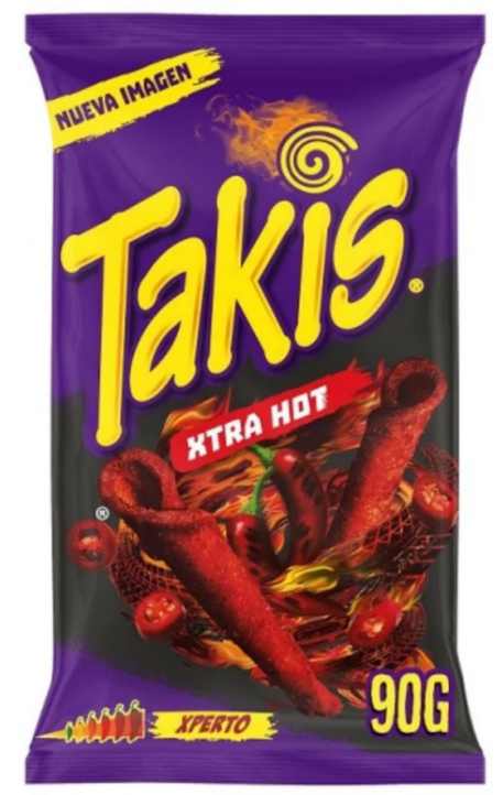 Takis - Extra Hot 90 Gram 18 Stuks