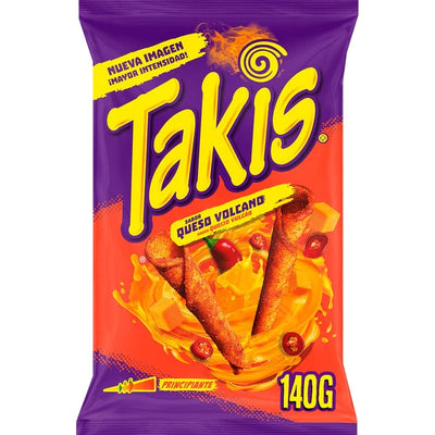Takis - Queso Volcano 140 Gram 10 Stück