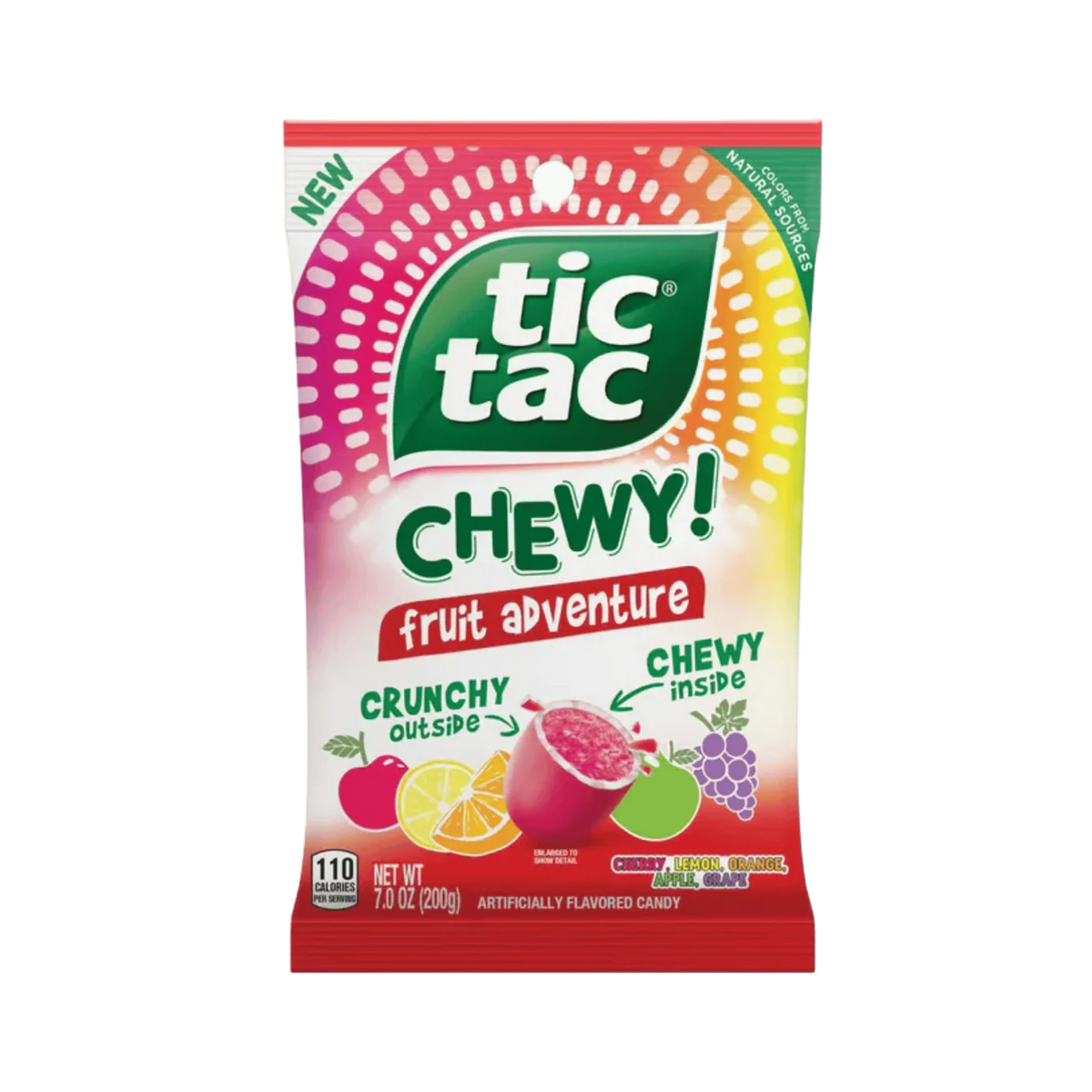 Tic Tac – Kaugummi-Fruchtabenteuer, 80 Gramm