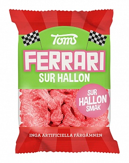 Toms - Ferrari Sour Raspberry 120 Gram
