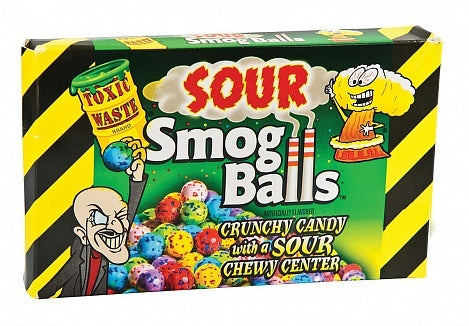 Toxic - Waste Sour Smog Balls Theatre Box 84 Gram