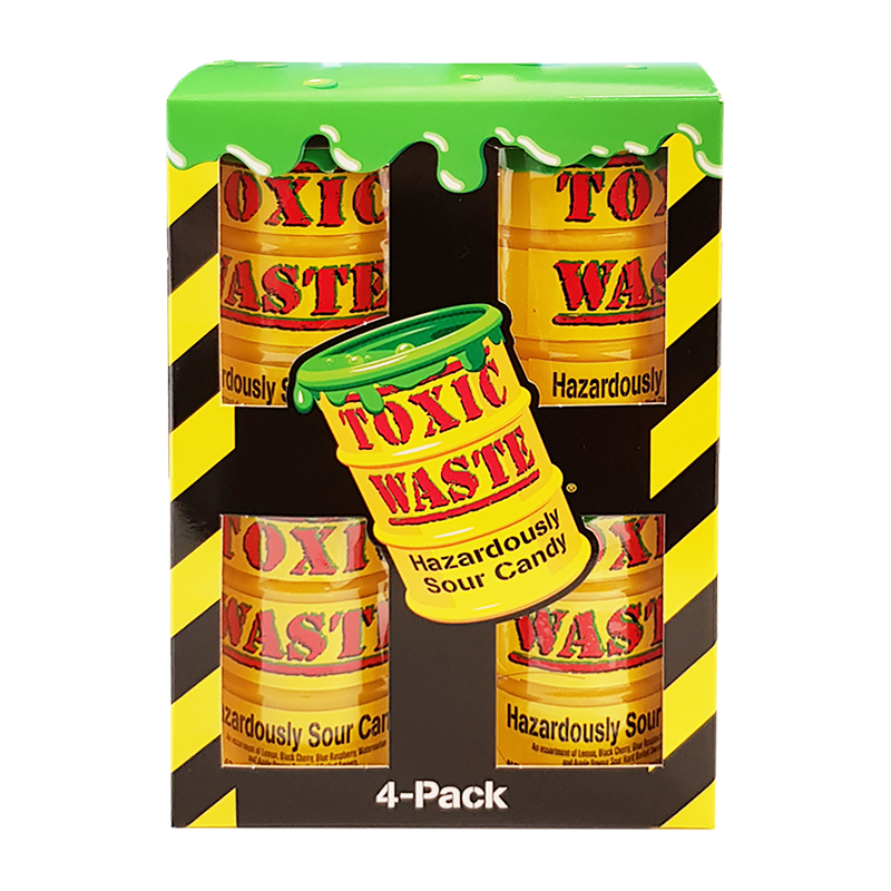 Giftmüll – Gelbes Fass, 4er-Pack, 168 Gramm