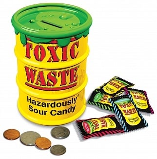 Toxic Waste - Yellow Money Box  XL 85 Gram