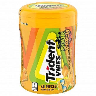 Trident - Vibes Sour Patch Kids Tropical Peach Mango 100 Gramm