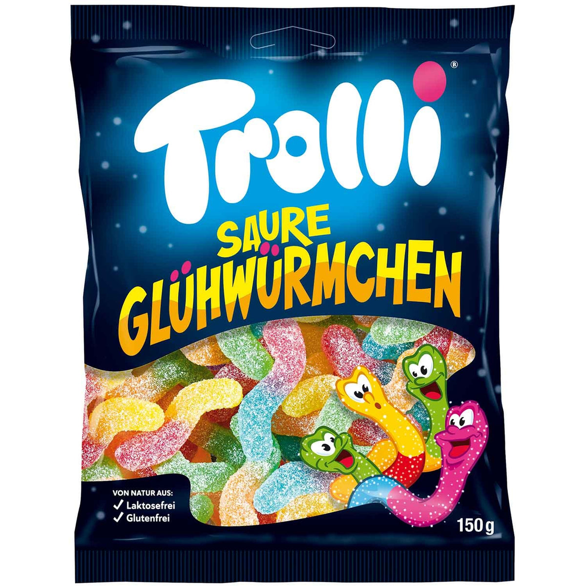 Trolli - Gloeiwormen 150 Gram