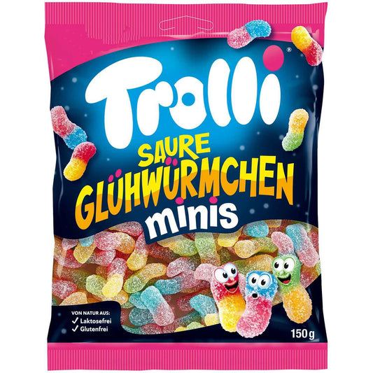 Trolli - Gloeiwormen Mini 150 Gram