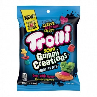 Trolli - Sour Gummi Creations Martian Mix 120 Gram