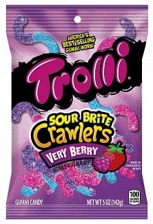 Trolli - Very Berry Sour Brite Crawlers 142 Gram