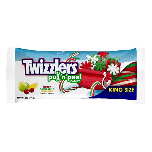 Twizzlers - Fêtes - Format familial à peler et à tirer 119 grammes