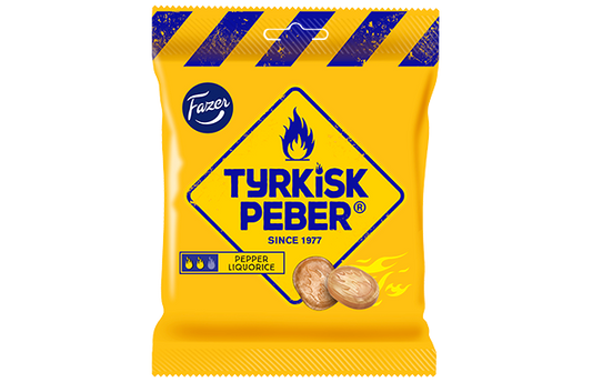Fazer - Tyrkisk Peber Liquorice 120 Gram