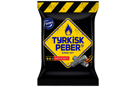 Fazer - Tyrkisk Peber Soft & Salty Liquorice 120 Gram