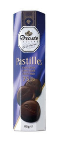 Droste - Chocolate Pastilles Koker Extra Puur 75% 80 Gram