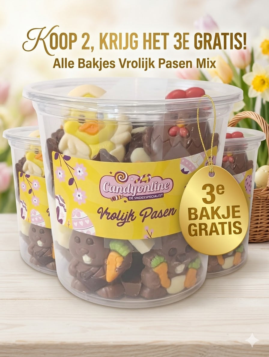 CandyOnline - Chocolade Mix - Vrolijk Pasen 350 Gram