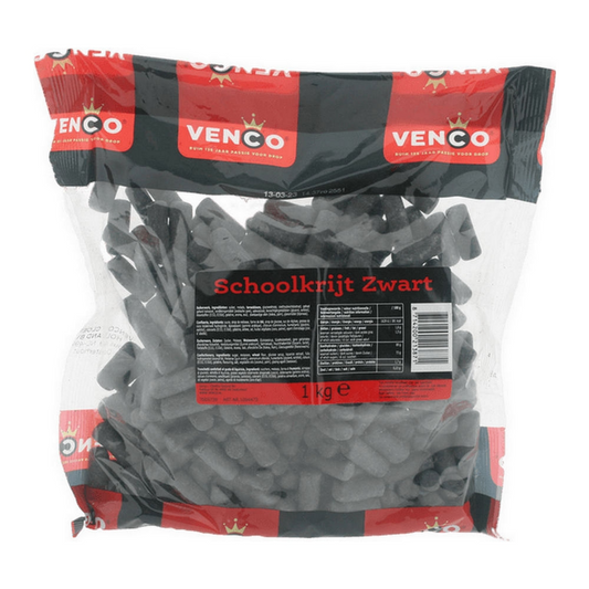 Venco - Schoolkrijt Zwart 1 Kilo