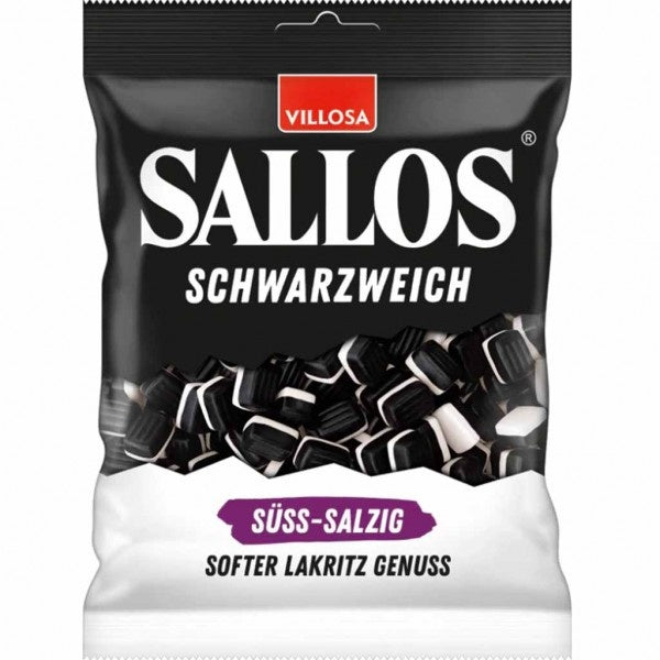 Sallos - Schwarzweich Softer Lakritz Süß-Salzig 200 Gram
