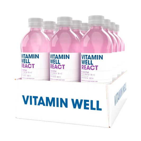 Vitamin - Well React 500ml 12 Stuks