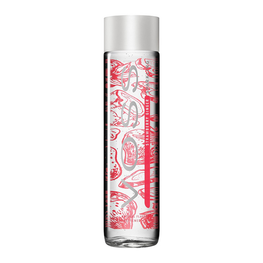Voss - Strawberry Ginger Sparkling Water 375ml (glazen fles)