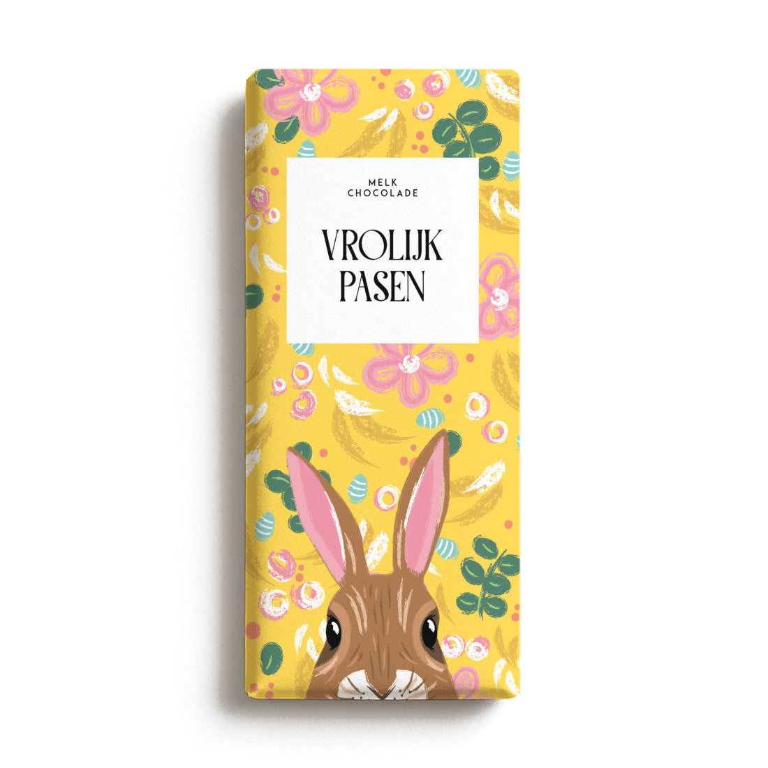 Lambertz & Visser - Vrolijk Pasen Chocolade Reep 100 Gram