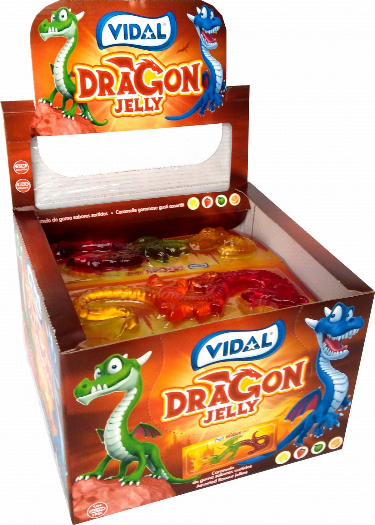 Vidal - Dragon Jelly 33 Gram 22 Stuks