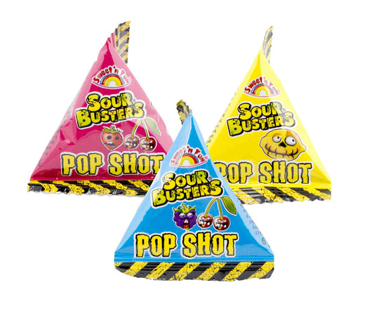 Sour Busters Pop Shot 3 Gram 150 Stuks