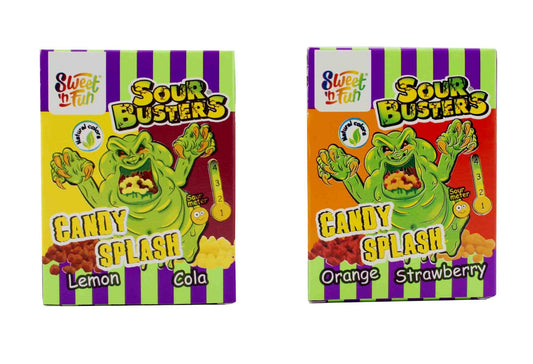 Sour Busters Candy Splash 45 Gram 16 Stuks