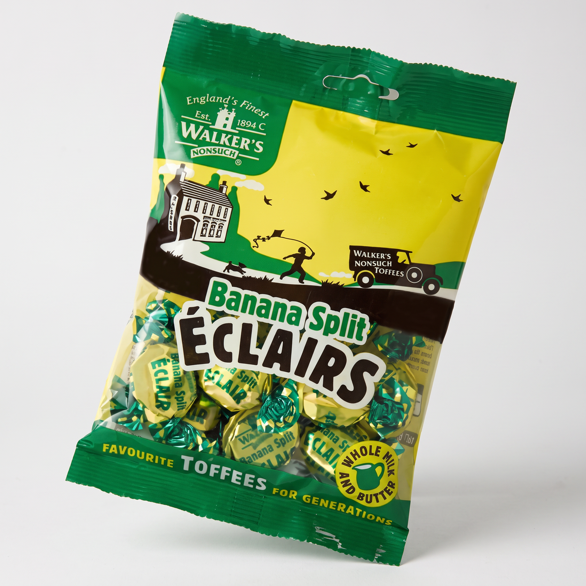 Walkers - Nonsuch Banana Split Eclairs Bag 150 Gram