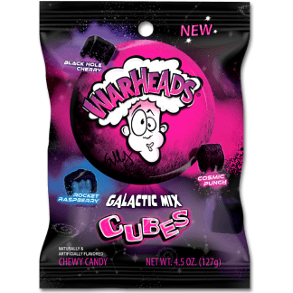 Warheads - Galatic Mix Cubes 127 Gram