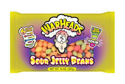 Warheads - Sour Jelly Beans 397 Gram