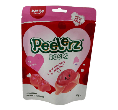 Amos - Peelerz Gummy Roses 65 Gram