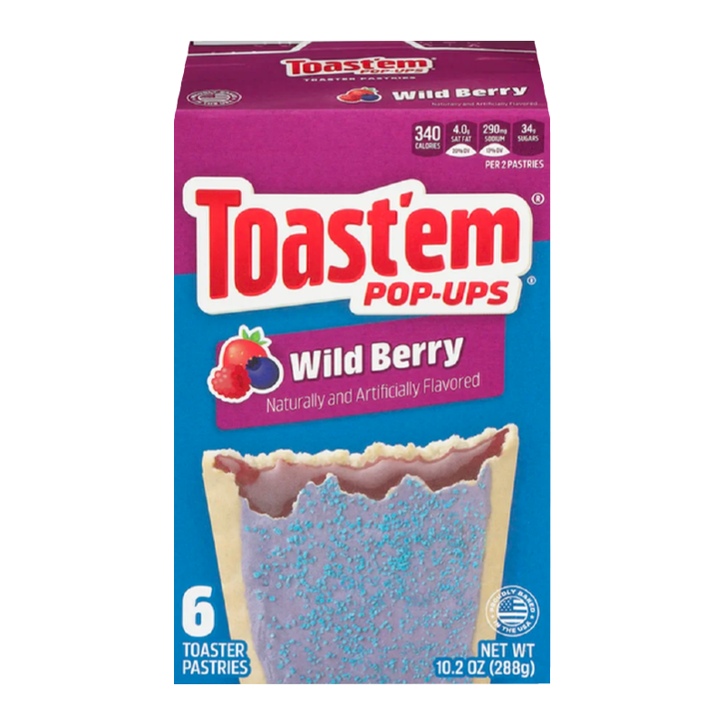 Toast'em POP-UPS - Gefrostete Wildbeeren-Toastergebäcke 288 Gramm