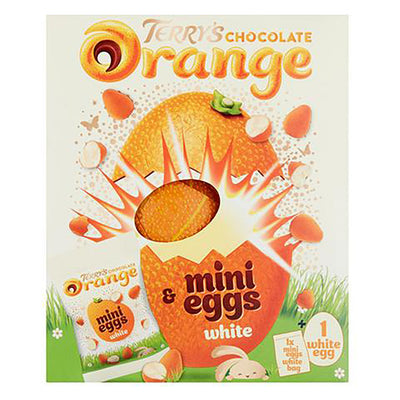Terrys - Weißes Schokoladen-Osterei mit Mini-Eiern, 200 Gramm