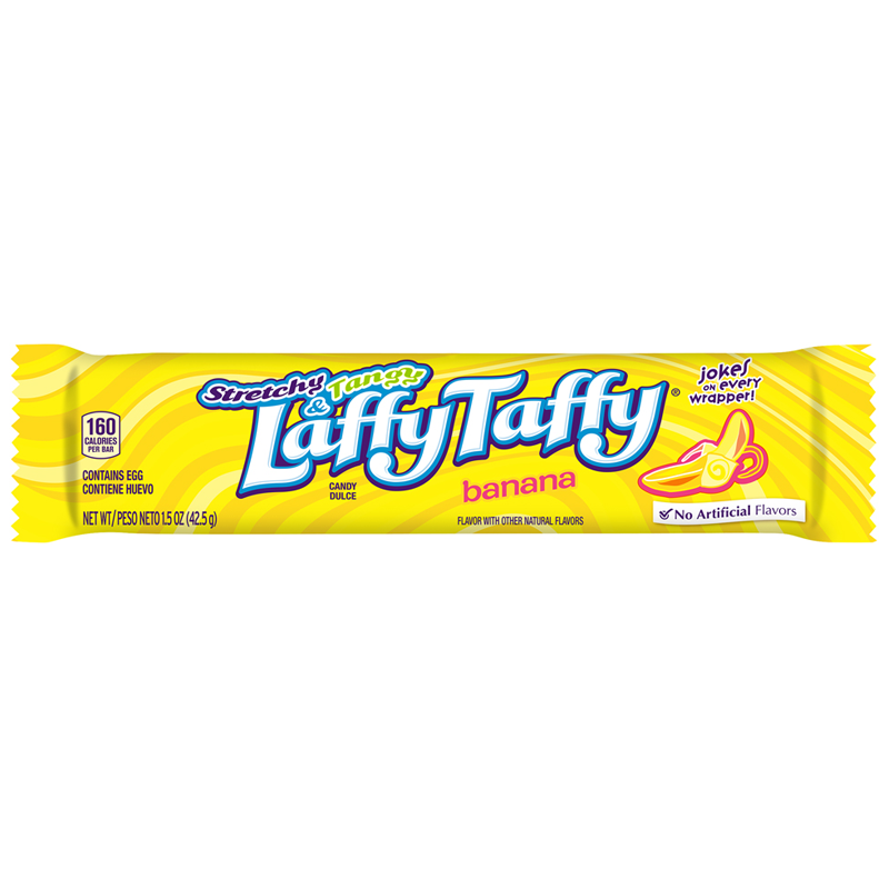 Laffy Taffy – Dehnbare und spritzige Banane, 42,5 Gramm