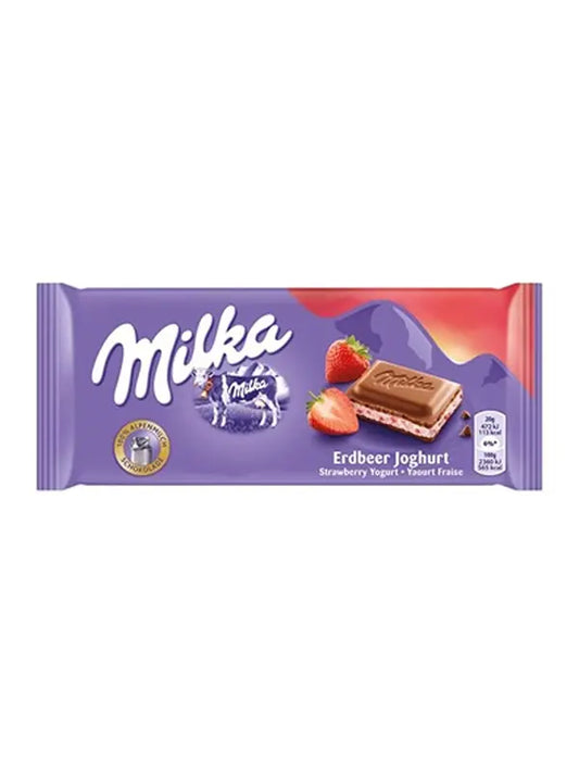 Milka - Strawberry Yoghurt 100 Gram